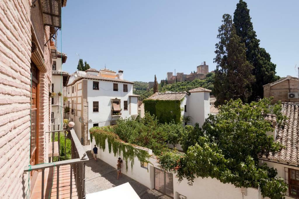 Breathtaking Alhambra View Balconies, Albaizyn Appartement Granada Buitenkant foto